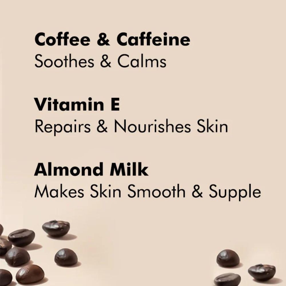 mCaffeine Cappuccino Coffee Face Moisturizer with Vitamin E - Almond Milk ( 50ml ) ( Full Size )