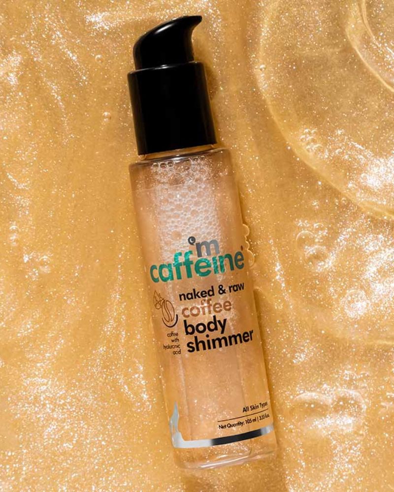 mCaffeine Coffee Body Shimmer with Hyaluronic Acid ( 105 ml ) ( Full Size )