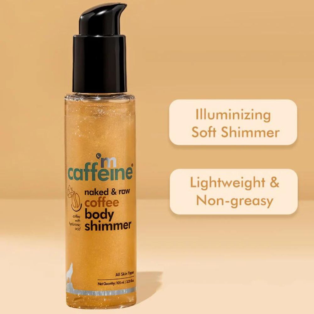 mCaffeine Coffee Body Shimmer with Hyaluronic Acid ( 105 ml ) ( Full Size )