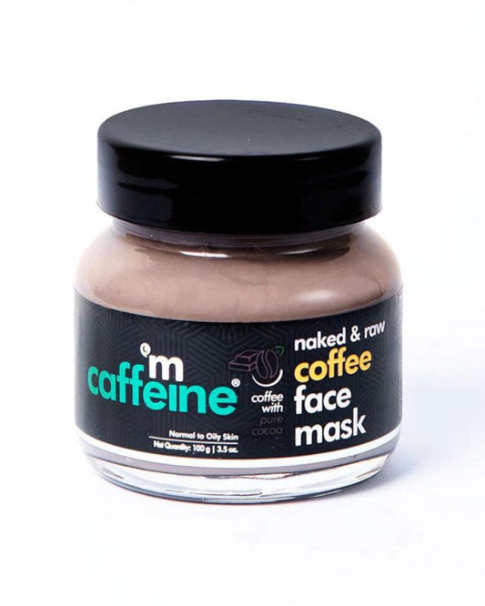 mCaffeine D-Tan Removal Coffee Clay Face Mask - Pore Cleansing Face Pack for Normal to Oily Skin (100gm) ( Full Size )