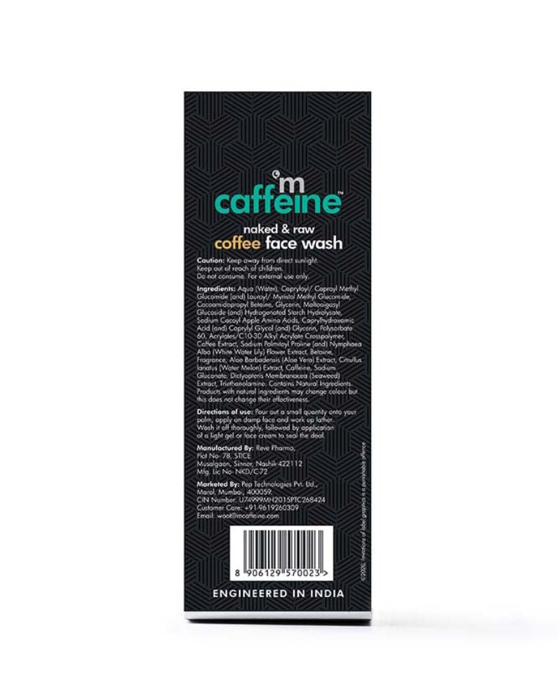 mCaffeine Coffee Face Wash - 100 ml ( Full Size )