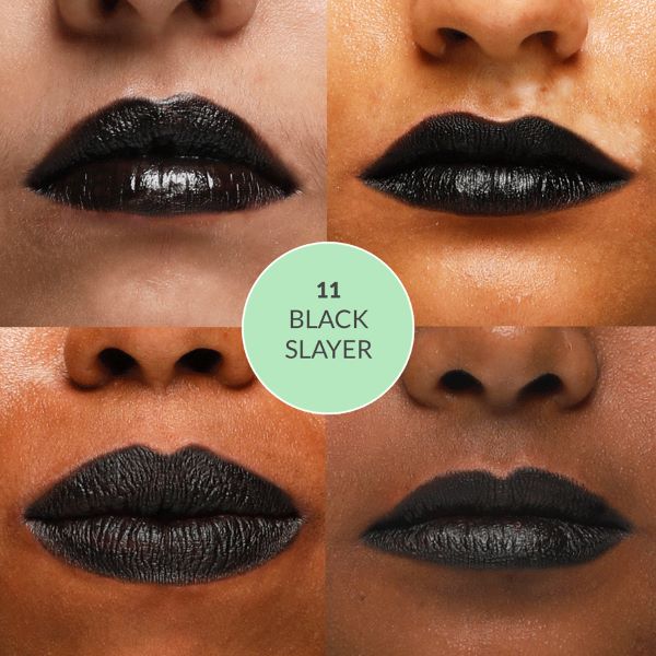 Disguise Cosmetics Ultra-Comfortable Satin Matte Lipstick - Black Slayer ( Full Size )