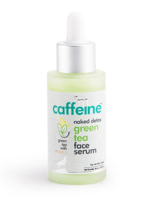 mCaffeine Green Tea Face Serum for 72 Hrs Hydration with Hyaluronic Acid ( 40 ml ) ( Full Size )