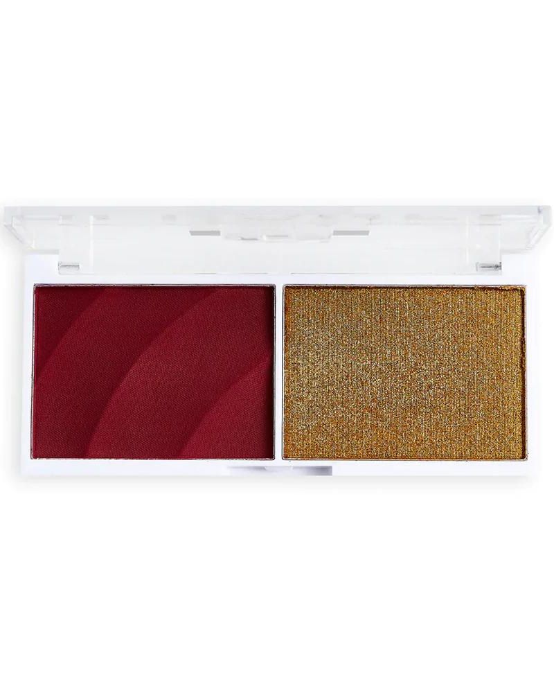 Makeup Revolution London Relove Colour Play Blushed Duo Wishful ( Full Size )