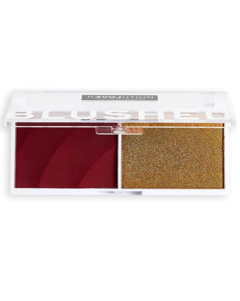 Makeup Revolution London Relove Colour Play Blushed Duo Wishful ( Full Size )