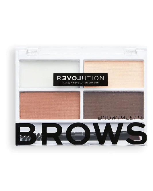 Makeup Revolution London Relove Colour Cult Brow Palette - Medium ( Full Size )