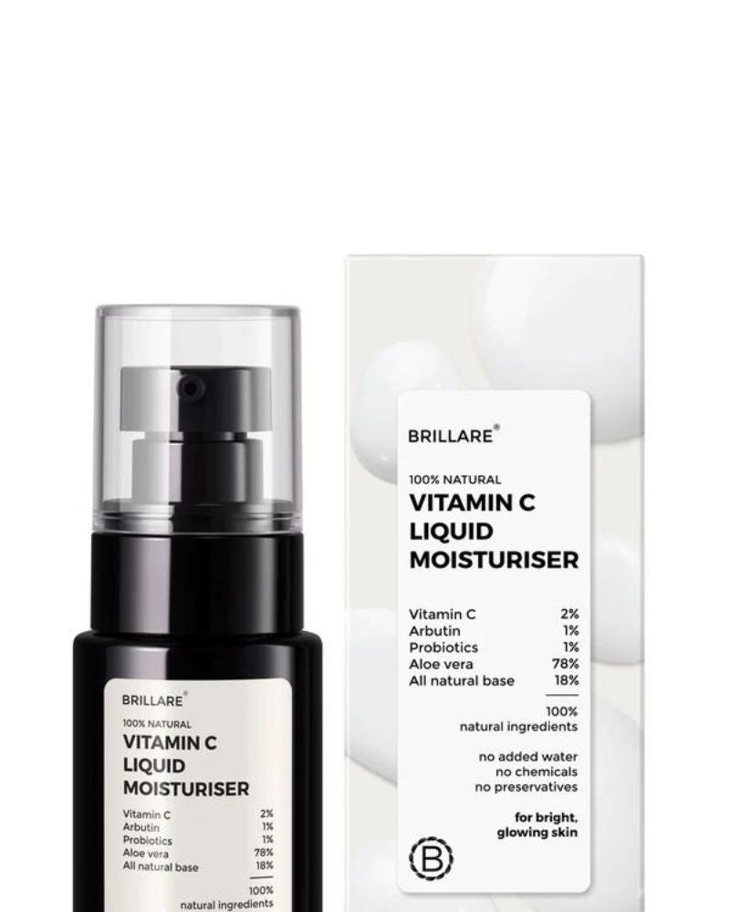 Brillare Vitamin C Liquid Moisturizer For Bright, Glowing Skin ( 30 ml ) ( Full Size )